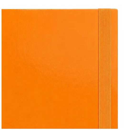 Orange A4/4.5 cm hardcover document folder