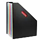 Black Office Document Organizer with 13 Compartments