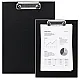 Black A4-size document folder