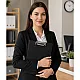 Black A4-size document folder