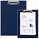Blue A4-sized document folder