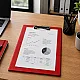 Red A4-size document folder