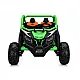 Ar baterijām darbināms zaļš bērnu buggy KKL-808