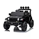 Vaikiškas juodas akumuliatorinis visureigis Jeep Rubicon DK-JWR558