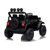 Bērnu melns akumulatora darbināms visurgājējs Jeep Rubicon DK-JWR558
