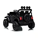 Vaikiškas juodas akumuliatorinis visureigis Jeep Rubicon DK-JWR558