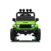 Bērnu zaļais akumulatora darbināmais visurgājējs Jeep Rubicon DK-JWR558