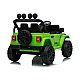 Vaikiškas žalias akumuliatorinis visureigis Jeep Rubicon DK-JWR558