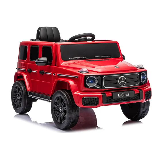 Mercedes G 4x4 24 V 2580 raudonas akumuliatorinis automobilis
