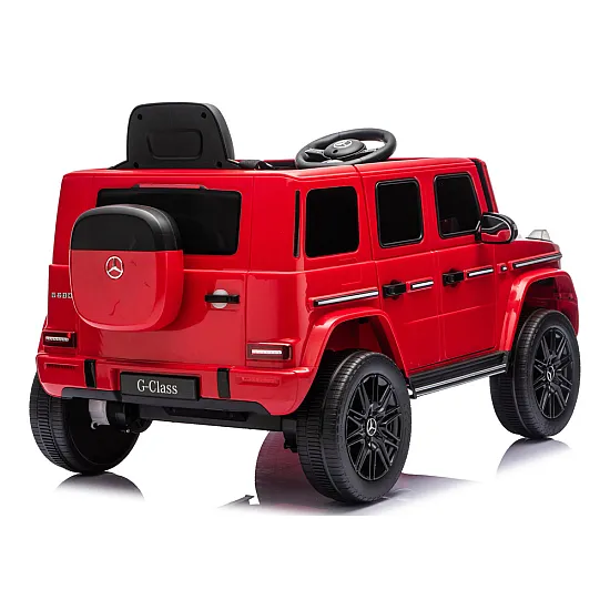 Mercedes G 4x4 24 V 2580 raudonas akumuliatorinis automobilis