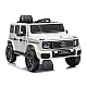 Mercedes G 4x4 24 V 2580 baltas akumuliatorinis automobilis