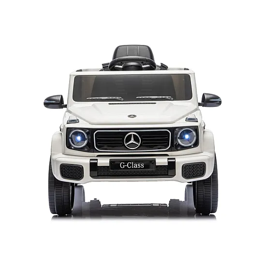 Mercedes G 4x4 24 V 2580 baltas akumuliatorinis automobilis