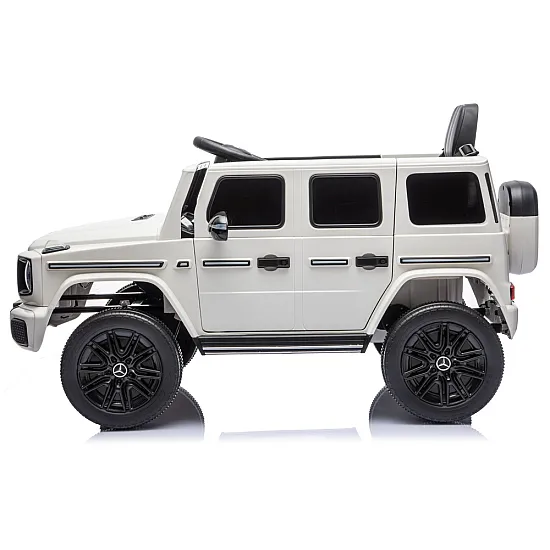 Mercedes G 4x4 24 V 2580 baltas akumuliatorinis automobilis
