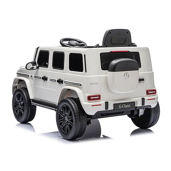 Mercedes G 4x4 24 V 2580 baltas akumuliatorinis automobilis