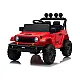 Jeep Rubicon DK-JWR558 raudonas akumuliatorinis automobilis