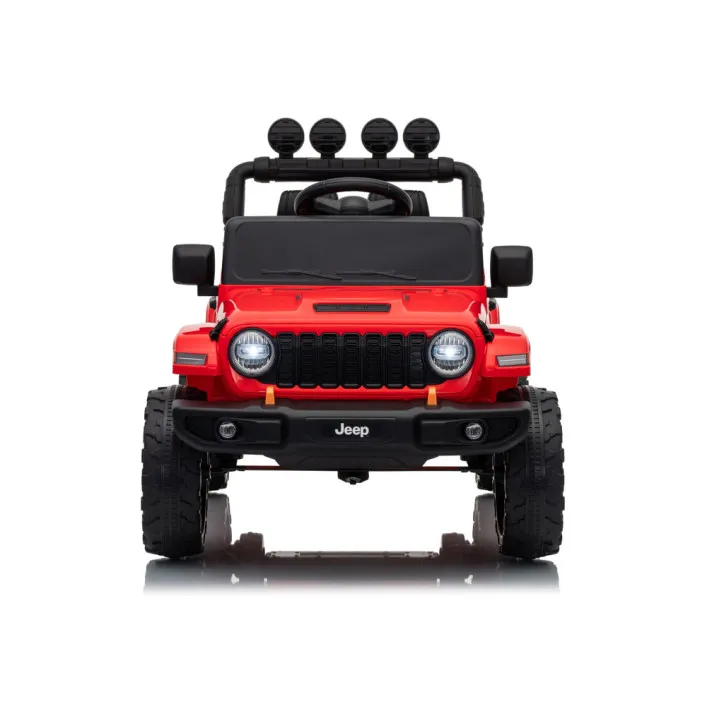 Jeep Rubicon DK-JWR558 sarkana akumulatora automašīna