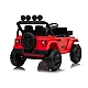 Jeep Rubicon DK-JWR558 raudonas akumuliatorinis automobilis