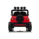 Jeep Rubicon DK-JWR558 raudonas akumuliatorinis automobilis