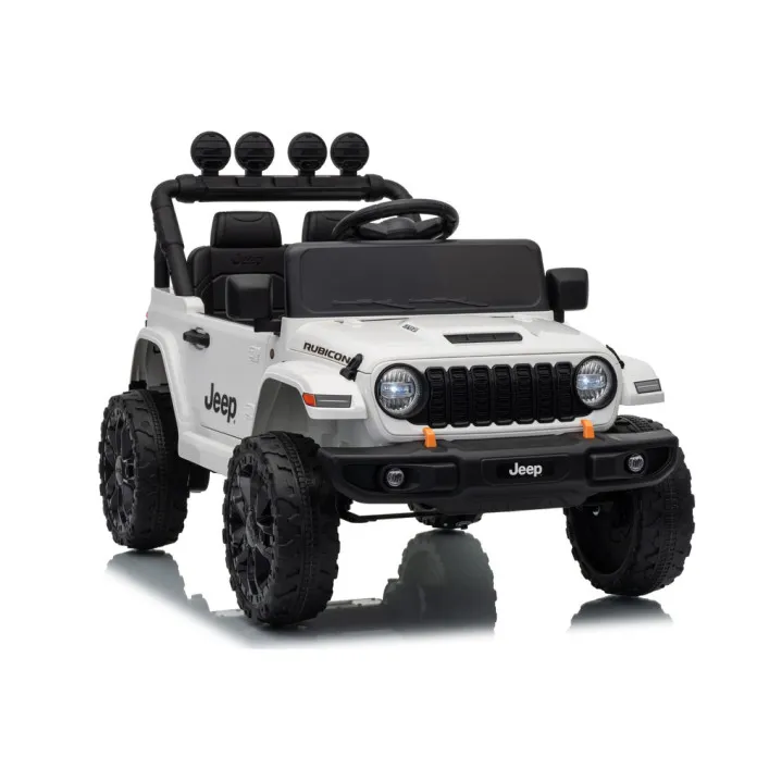 Jeep Rubicon DK-JWR558 balta akumulatora automašīna