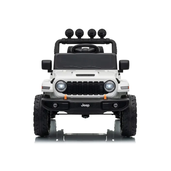 Jeep Rubicon DK-JWR558 balta akumulatora automašīna