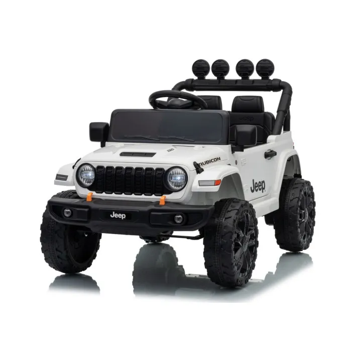 Jeep Rubicon DK-JWR558 balta akumulatora automašīna