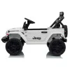 Jeep Rubicon DK-JWR558 balta akumulatora automašīna