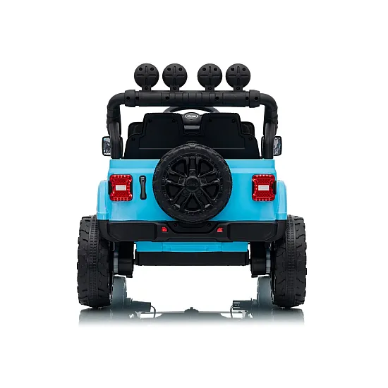 Jeep Rubicon DK-JWR558 šviesiai mėlynas akumuliatorinis automobilis