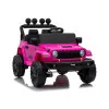 Jeep Rubicon DK-JWR558 rozā akumulatora automašīna