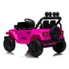 Jeep Rubicon DK-JWR558 rozā akumulatora automašīna