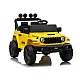 Jeep Rubicon DK-JWR558 geltonas akumuliatorinis automobilis