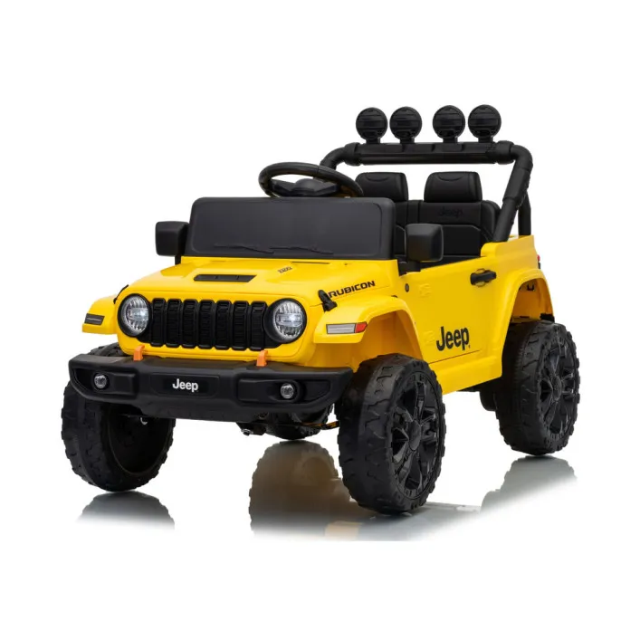 Jeep Rubicon DK-JWR558 dzeltena akumulatora automašīna