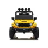 Jeep Rubicon DK-JWR558 dzeltena akumulatora automašīna