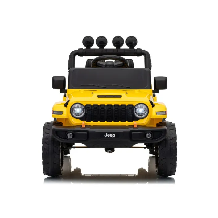 Jeep Rubicon DK-JWR558 dzeltena akumulatora automašīna