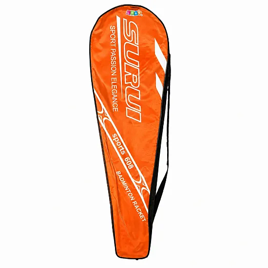 Oranžinės spalvos badmintono rinkinys su raketėmis
