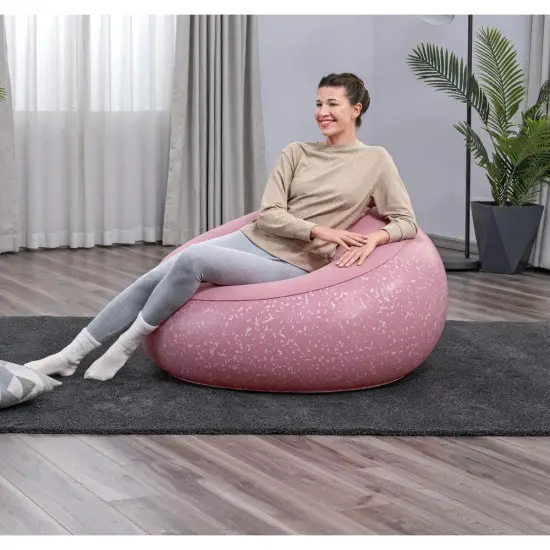 Piepūšama krēsla, sēdvieta rozā krāsā, „Bestway 75155“