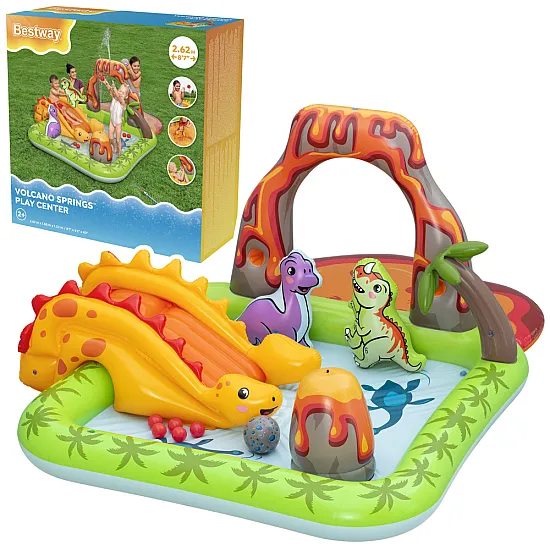Vandens žaidimų aikštelė su dinozaurais Bestway 53172
