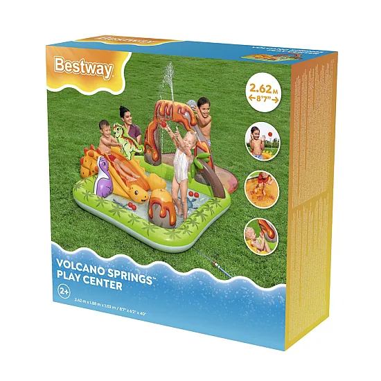 Vandens žaidimų aikštelė su dinozaurais Bestway 53172