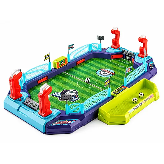 2-in-1 galda futbola un hokeja spēle diviem spēlētājiem