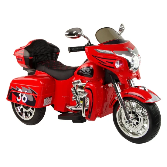 Elektriskais sarkanais motocikls Goldwing