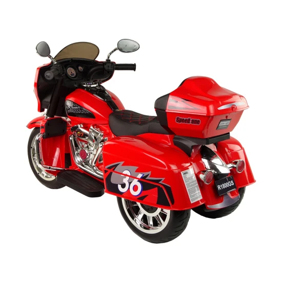 Elektriskais sarkanais motocikls Goldwing