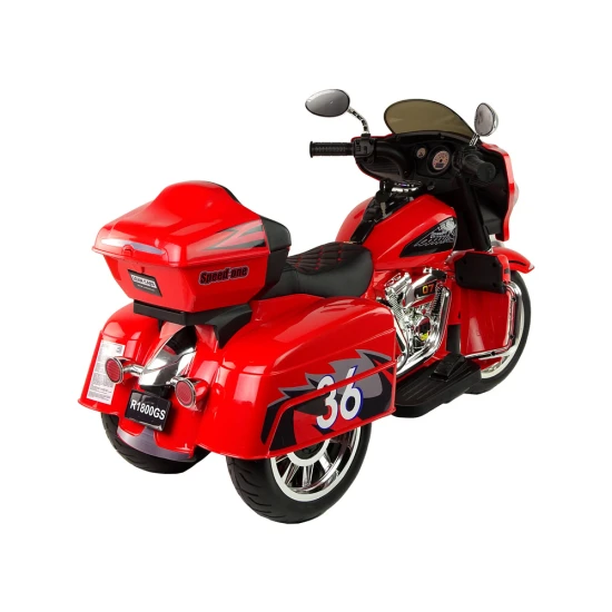 Elektriskais sarkanais motocikls Goldwing
