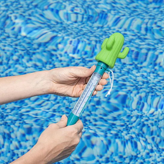 „Bestway“ 58763 peldošais termometrs SPA baseiniem, kaktusa zaļā krāsā