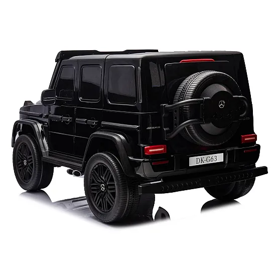 Mercedes G63 XXL juodos spalvos akumuliatorinis automobilis