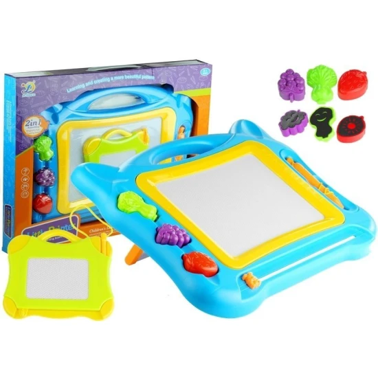 Liela magnētiskā tāfele ar 2in1 zīmogiem Magnētiskie dēļi un magnēti