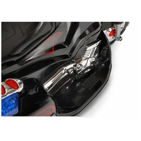 HC8051 Black - Electric Ride On Motorcycle Elektriskās mašīnas bērniem