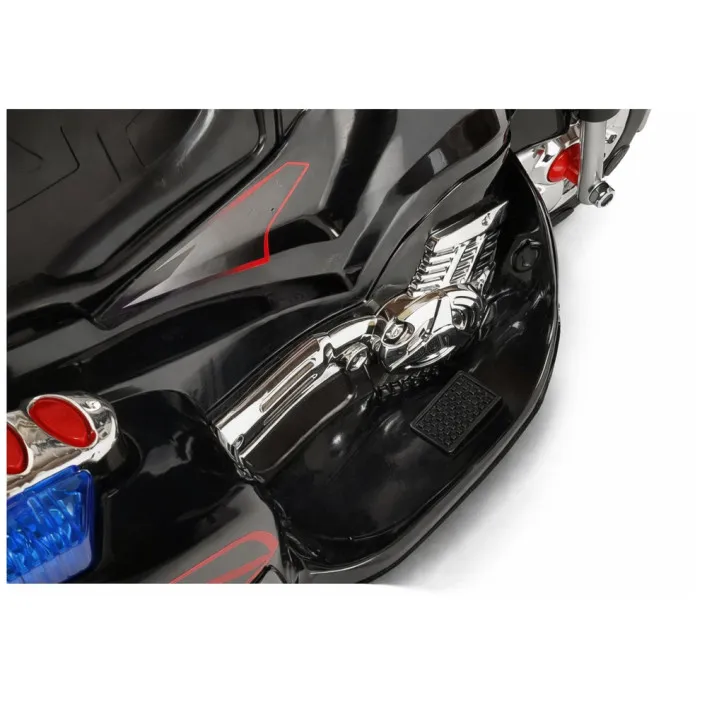 Elektriskais melnais motocikls HC8051 Elektriskās mašīnas bērniem