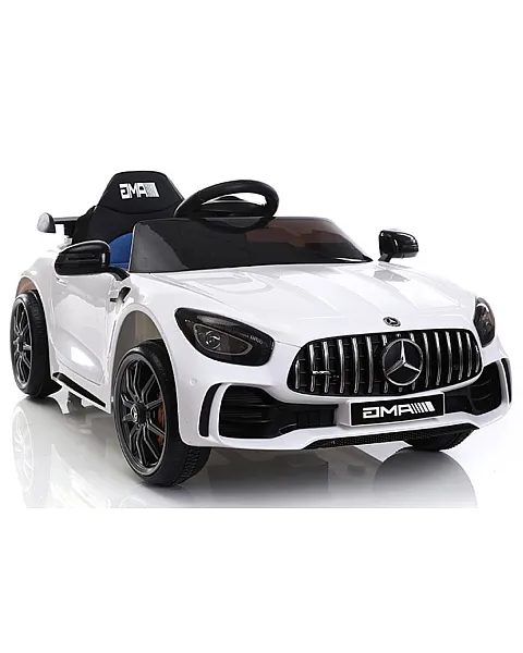Mercedes GTR elektriskais baltais automobilis