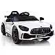 Mercedes GTR elektriskais baltais automobilis