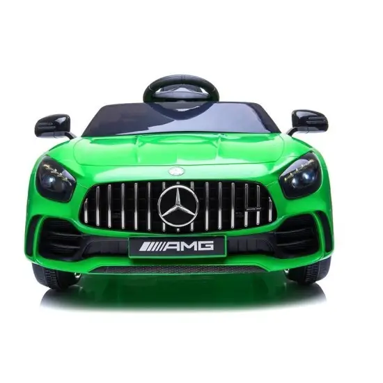 Mercedes GTR elektriskais zaļais automobilis Automašīnas