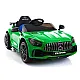 Mercedes GTR elektriskais zaļais automobilis